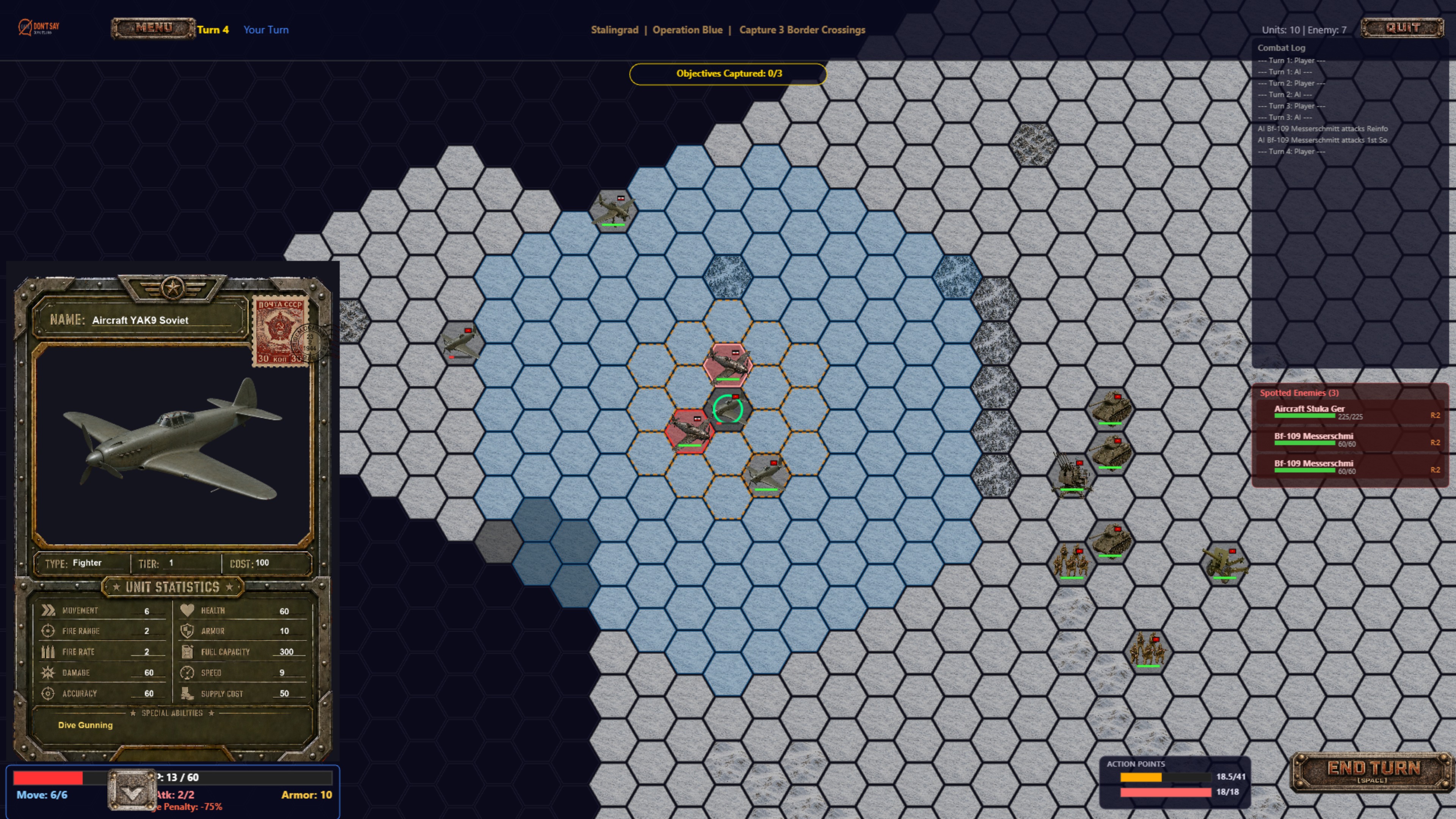 WWII Commanders screenshot Ã¢â‚¬â€ Stalingrad, Operation Blue